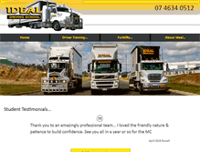 Tablet Screenshot of idealdrivingschool.com.au